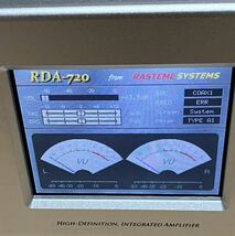 【通電確認済】 フルデジタルステレオアンプ ラステーム RASTEME RDA-720 ジャンク_画像7