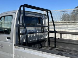 軽トラック専用 ロールバーセットハイタイプ+サイドパネル+スペアタイヤホルダー付き　在庫分限定特価品