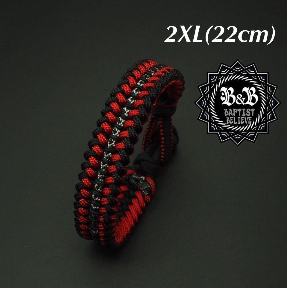 Bracelet 2XL (22cm)/Paracord/Braided/Accessory/Bracelet/Bangle/Men's/Women's/Camping/Outdoor/Handmade/sbrs22, bracelet, Bangles, bracelet, others
