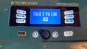 TC HELICON VOICELIVE play ボーカルエフェクター ティーシーヘリコン