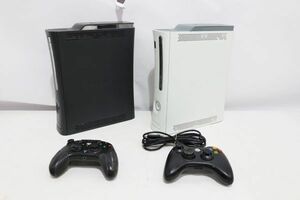 C391H 035 Microsoft XBOX360 本体 60GB×1 120GB×1 コントローラー×2 まとめて 現状品 ジャンク