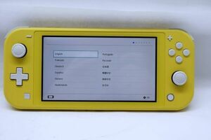 C411H 049 Nintendo Switch Lite ニンテンドースイッチライト イエロー 本体のみ 現状品 ジャンク