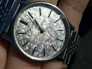SEIKO セイコー　CHARIOT シャリオ 2220-0430 メンズ 腕時計 手巻き 　銀箔様モザイク文字盤