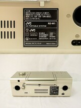 EM-102231〔ジャンク/通電OK〕オーディオ　2台セット ミニコンポ [RD-W1] ラジカセ [MDX-K3] JVC ケンウッド(KENWOOD) 中古_画像3