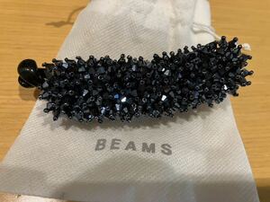 極美品！ビームス　ヘアクリップ　バナナクリップネイビー