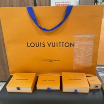 【Ｋ】 LOUIS VUITTON ルイヴィトン ルイ ヴィトン ショッパー 空箱 紙袋 袋 BOX アクセサリーBOX バック オレンジ 茶【3534】_画像2