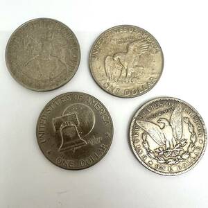 【K】エリザベス銀貨　メダル　リバティコインなど　おまとめ　4点セット　プルーフ　記念コイン　硬貨　外国コイン　レア【1949】
