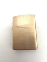 【T】ZIPPO　ジッポライター　ソリッドカッパー　プレーン　オイルライター　USA　喫煙具　未使用品　箱付き　【802】_画像4