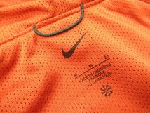 NIKE ナイキ 美品 レディース 肩に絞り紐 中メッシュ素材 ノースリーブ ジップアップ パーカー M レッド★ネコポス可能★o034_画像9