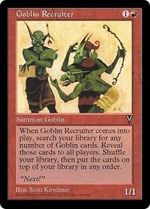 VIS ゴブリン徴募兵/Goblin Recruiter 英語版 1枚