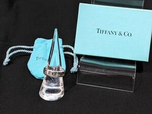 【43331】1円～ Tiffany＆Co. ティファニー アトラス リング 指輪 SV 925 シルバー 総重量約5.9ｇ 約16号 ローマ数字 アクセサリー