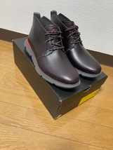 新品 箱付 COLE HAAN コールハーン 4 ZEROGRAND CHUKKA WP 26cm CHピノ ゼログランド チャッカウォータープルーフ 8.5 茶_画像4