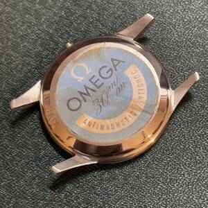 1950〜1960年代 OMEGA SSデッドストックケース 2800-3 30mmキャリバー スモセコ cal.266など対応 風防なし