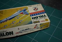 Qn768【絶版 1976年製】1:72 Vintage HASEGAWA T-38 TALON THUNDERBIRDS #119 ハセガワ サンダーバード タロン ヴィンテージ模型 60サイズ_画像5