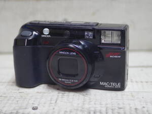 M10226 前面割れ有り MINOLTA ミノルタ MAC-TELE QUARTZ DATE カメラ コレクターより 汚れ有り 動作未チェック サイズ60 0601