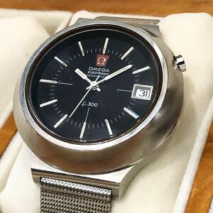 【訳あり/不動】 OMEGA SEAMASTER ERECTRONIC CHRONOMETER オメガ シーマスターエレクトロニック 音叉時計 ビンテージウォッチ 中古腕時計 