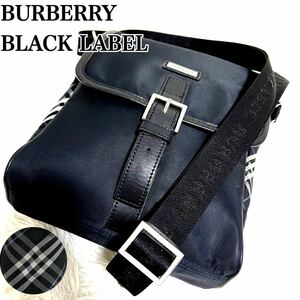 美品　BURBERRY BLACK LABEL ショルダーバッグ　チェック