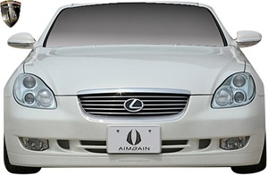 【M’s】LEXUS 前期 SC430 UZZ40 (2001.4-2005.7) AIMGAIN 純VIP フロントバンパー エイムゲイン FRP エアロ バンパー 社外品 シンプル