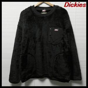 SALE ディッキーズDickies シャギーボアフリースプルオーバー/BLK/3L トレーナー