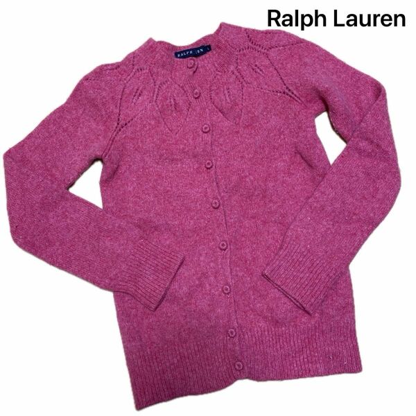 ラルフローレン　Ralph Lauren カーディガン　Ｌ　かなり小さめ　SS