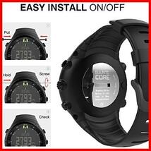 ★allBlack★ Suunto Core バンド - ATiC SUUNTO(スント) Coreコア専用 ソフト 高級 TPU製腕時計ストラップ/バンド 交換ベルト_画像6