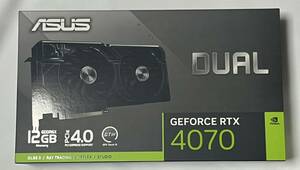新品未開封 ASUS Dual GeForce RTX 4070 12GB GDDR6X グラフィックボード グラボ