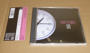 CD:MIYUKI(ミユキ/中島美由紀) / Ⅲ(III/3) / Apple Paint Factory Records(APFR-0004) ピアニスト・作曲家・歌手 2006年 3rdアルバム