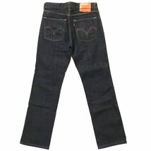 漢の1着 濃紺 リーバイス Levi’s OL502-0009 W30 オレンジパッケージ ブーツカット メンズ ジーパン クラシック　ギャラ入り革パッチ _画像3