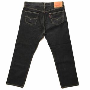 漢の1着 ブラック Levi’s 501R W38 ストレート メンズ ジーパン デニム 紙パッチ 脇割 老舗 リーバイス ジーンズの画像3