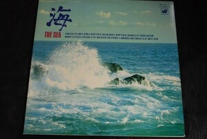 q2026】レコード赤盤 海 THE SEA 朗読/石坂浩二 詩/岩谷時子 英語詩/ロッド・マッケン アニタ・カー サン・セバスチャン・ストリングス