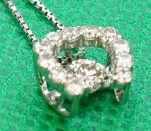 ダイヤ　0.30ct 0.197ct 44.5ct pt900 大網てんとう虫　D16-567-4_画像6