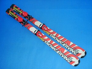 ★全国送料無料（沖縄/離島もOK）　スノーカービング　ジュニアスキー　長さ128cm