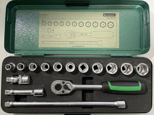 スタビレー 3/8sq ソケットレンチセット ミリ　STAHLWILLE 456/11/4