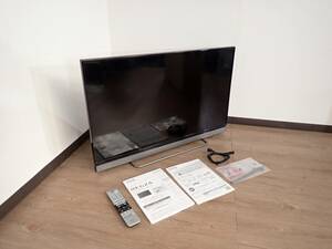 中古美品 液晶テレビ TOSHIBA REGZA 40V30 東芝 40型 LEDバックライト 地デジ BS CS チューナー 87.8×48.5cm 100.3cm CT-90467 戸田市