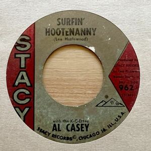 【45】R&R,R&B特集! AL CASEY with THE K-C-Ettes/ SURFIN’ HOOTENANNY /EP レコード 7inch 50S 60S OLDIES/BLOSSOMS SURF ROCK/ STACY