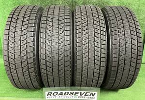 ★225/60R18 100Q 4本Set 2021年製 BRIDGESTONE ブリヂストン ブリザック DM-V3 バリ溝 スタッドレスタイヤ 中古 ★送料無料