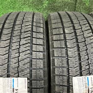 ★新古品 215/55R17 94Q 4本Set 2022年製 BRIDGESTONE ブリヂストン ブリザック VRX2 スタッドレスタイヤ ラベル付き★送料無料の画像2