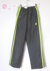 adidas Adidas inside side nappy Wind pants Climaproof 130cm man black long pants reverse side wool pi stereo pants 6559