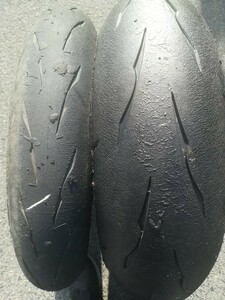 ブリヂストン バトラックス R11 中古前後セット 120/180-17インチ 2023年製造品 BRIDGESTONE BATTLAX R11 CBR600RR YZF-R6 ZX-6R CB1300SF