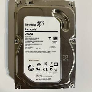 Seagate 2TB 3.5インチHDD ジャンク