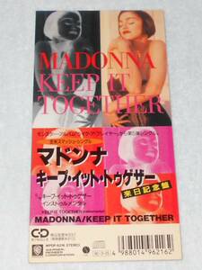 Madonna ／来日記念盤／CDシングル『Keep It Together』／ マドンナ