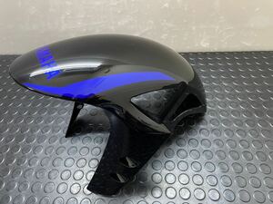 キレイめ MT-10 YAMAHA 純正 フロントフェンダー ( クロ × アオ) MT10 14B-21511-00