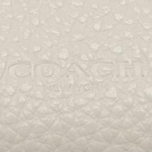 COACH コーチ F6654 ホワイト 二つ折り財布　ゴールドホースチャーム_画像6