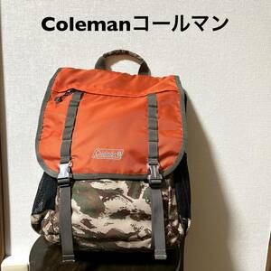 Colemanコールマン 中古古着リュック バックパック CORDURA (コーデュラ)仕様 ノートパソコン、タブレット入れにも。