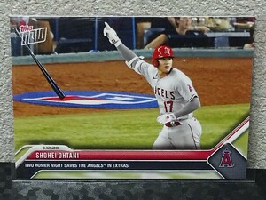 2023 Topps Now 大谷翔平 433 トップス ナウ エンゼルス Shohei Ohtani バットフリップ