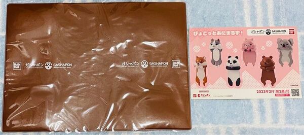 ガシャポン バンダイ オフィシャルショップ 空カプセル3個回収キャンペーン オリジナルブックカバー オリジナルステッカー 限定