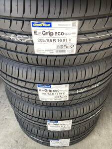 グッドイヤー EG01 205/55R16 2023年製 4本セット