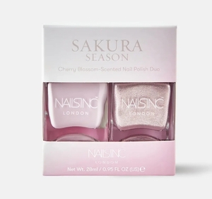 【新品・未使用】NAILS INC SAKURA COLLECTION cherry-blossom nail polish duo ネイルズ インク