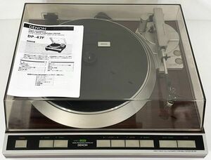 【極上美品★動作品】DENON デノン DP-45F DL-60MC フルオート レコードプレーヤー ターンテーブル DP-47F の兄弟機