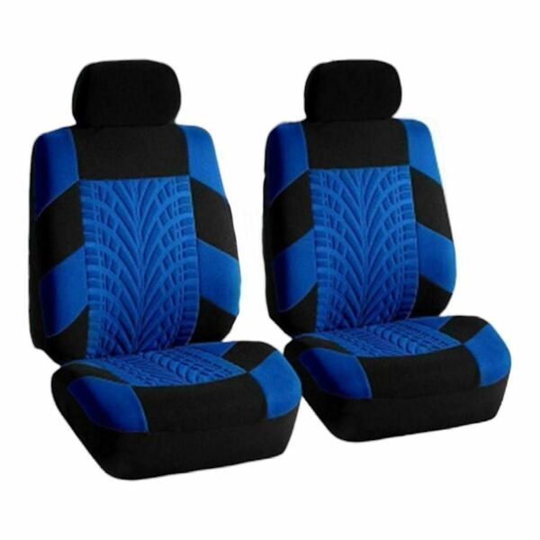 青　車 カー用品 フロントシートカバー 汎用 簡単取付 車載　汚れ旅行ドライブ 座席シート 車内アクセサリー 運転席　ブルー